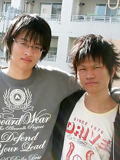 Cute japanese boys barebacking