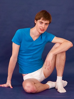 Joel Martin, cute straight basketball player poses for the first time