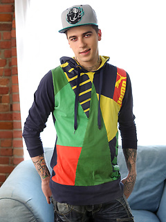 Sexy tattooed boy Simon Archer