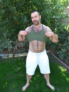 Brad Kalvo Joins Carlo Cox and Marc Angelo For An Outdoor Fuck