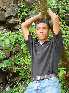 Handsome and horny latin guy demonstrates body