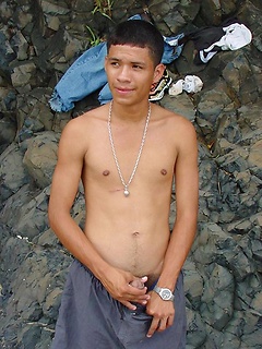 Handsome and horny latin guy demonstrates body