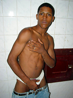 Strip show from dreamboat black boy