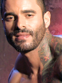 Hairy boy Alexsander Freitas is very happy to show off that superior body for the camera