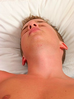 Leo blasts out a load of fresh sticky cum