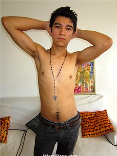 Gustavo is a hot young Latino from Boliva