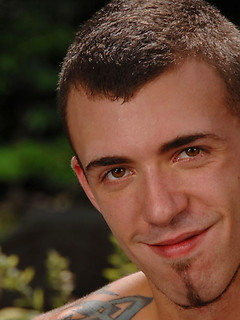 Tattoed student solo posing