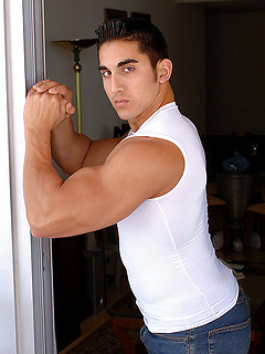 21yo bodybuilder Cody Miller showing his strong body