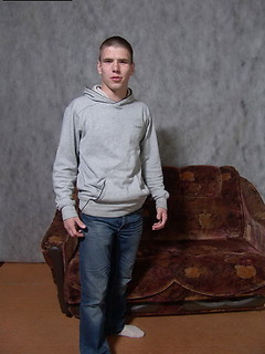 Strong teen boy uncovers his love muscle