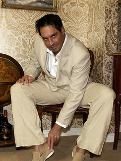 Big boss Marcello posing before camera