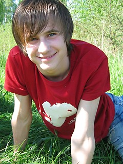 Mike - pretty teen boy outdoor