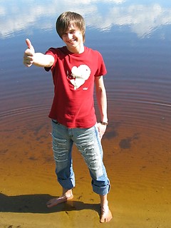 Mike - pretty teen boy outdoor