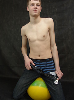 Basi - wanking naked smooth twink