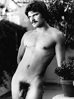 Vintage photo set of sexy daddy gay