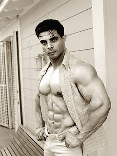 Egyptian muscle man Tamer