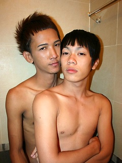 Asian Twinks Ken and Dam in Swim Team Boys