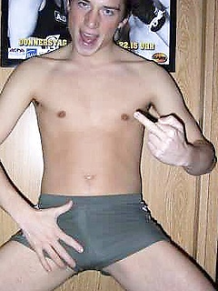 Shameless gay amateurs shoot their own dicks