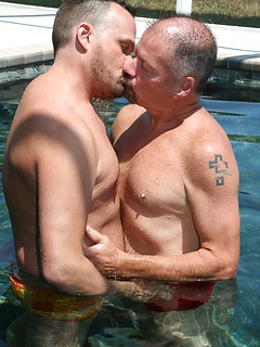  Chris decides to plunge his thick cock inside of Ryans ass under the outdoor lounge area