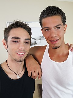 Ryan lubes his ass and has first time gay fucking