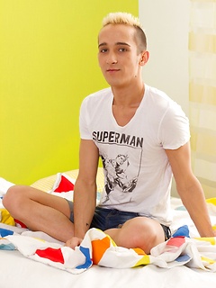 Hot gay Dennis fucked himself hard