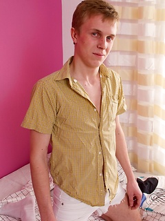 Masturbation scene with 19 y. o. Mark