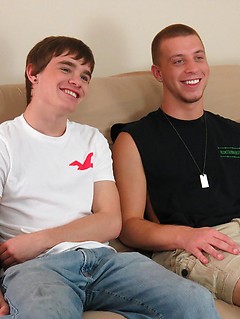 Travis Cooper fucks virgin twink Justin Cross