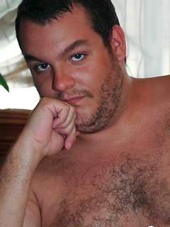 Rhoyne Hill cant wait to get naked for his first photo shoot with Bear Films