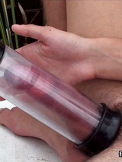 Pumping boys cocks