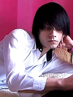 Tight emo boy ass tastes cucumber