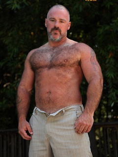With this Bronson big muscles, tight perfect ass and big hard meat you will want to help him cool off