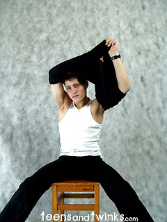 Smooth, muscled twink Sweet looks just that in this scene