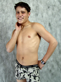 Smooth, muscled twink Sweet looks just that in this scene