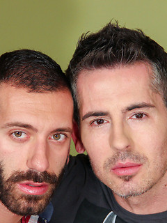 Two gay dads Italo Gang and Joe Delot