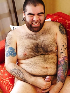 Super Hairy Cub Charlie Fiske Makes A Great Big Sticky Mess!